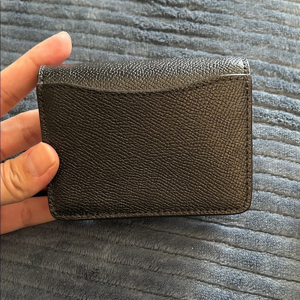 Coach wallet black compact
